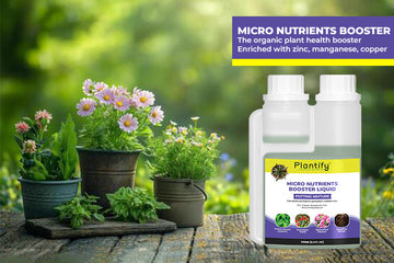Plantify Micro Nutrients Booster Liquid: The Complete Solution for Healthy Roots, Fresh Green Leaves & Vibrant Blooms