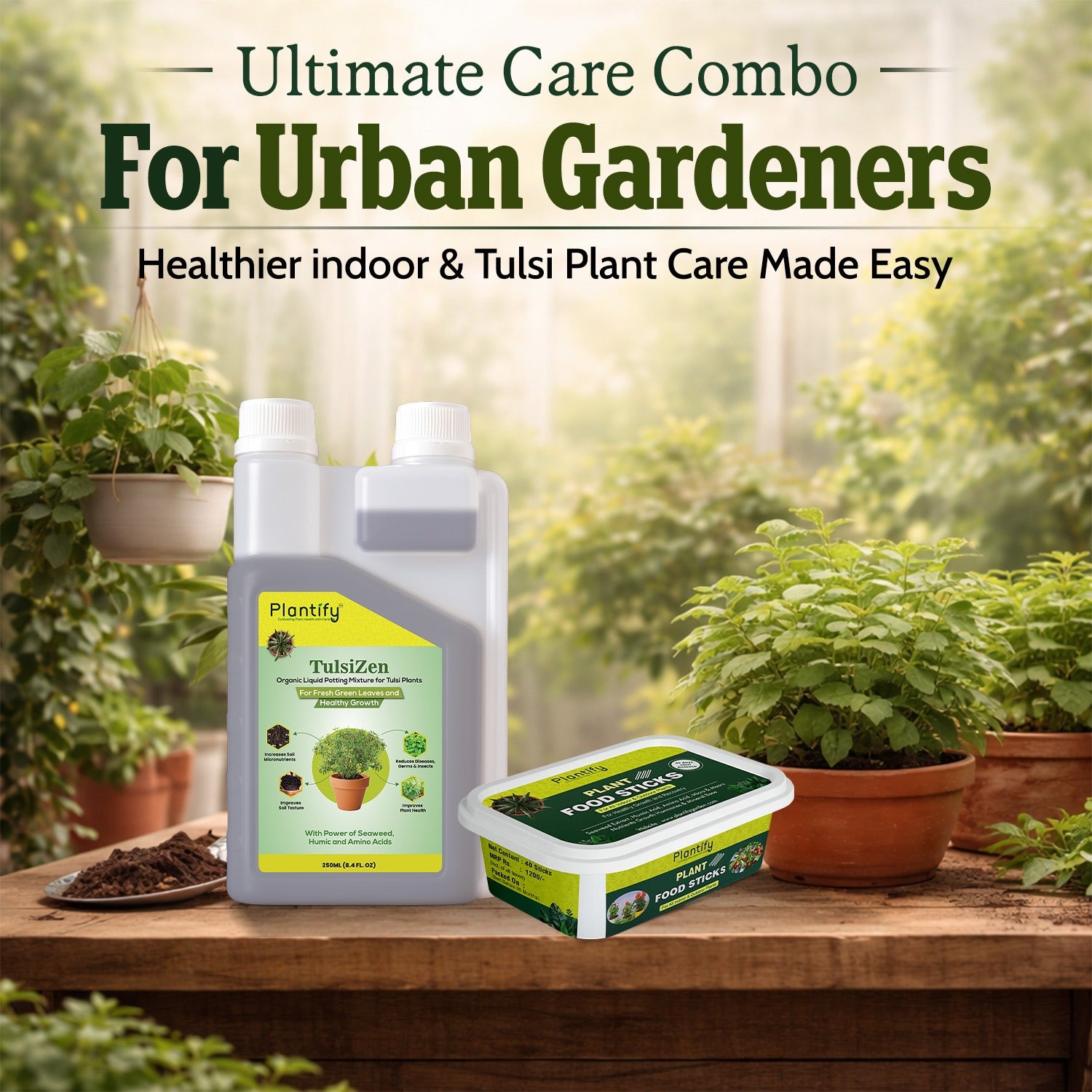 Fertilizer Stick for Plants | Organic Liquid Potting Mixture